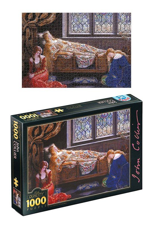 پازل ۱۰۰۰ john collier Sleeping Beauty