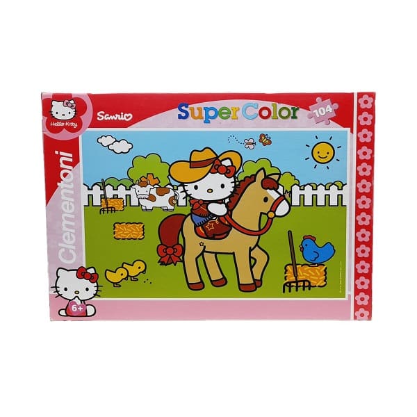 پازل کيتی طرح مزرعه 104 تکه Hello Kitty