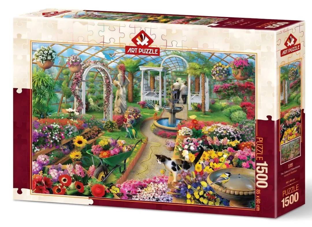پازل 1500 تکه (The Colors of Greenhouse) رنگ های گلخانه مدل آرت کد 5390