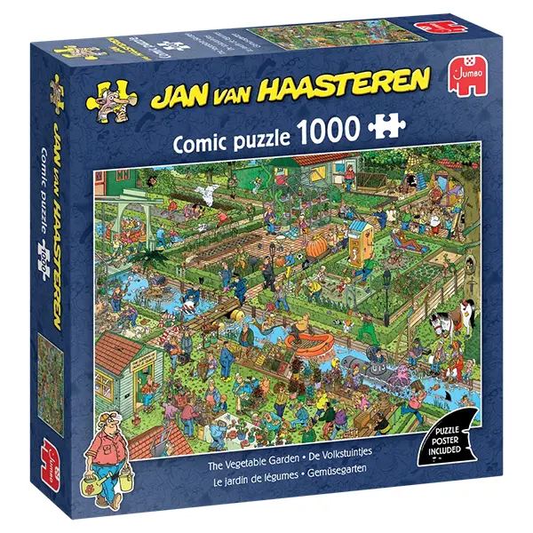 پازل 1000 تکه Jan van Haasteren جامبو طرح باغ سبزیجات
