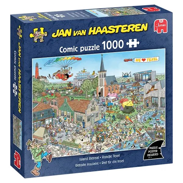 پازل 1000 تکه Jan van Haasteren جامبو طرح تعطیلات در جزیره