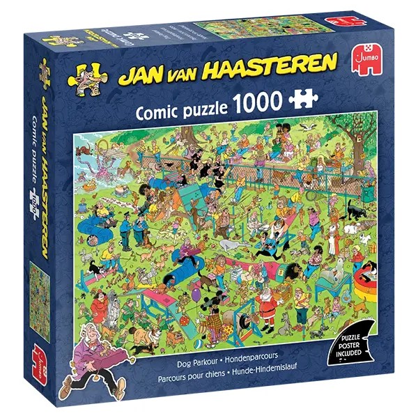 پازل 1000 تکه Jan van Haasteren جامبو طرح پارکور سگ‌ها