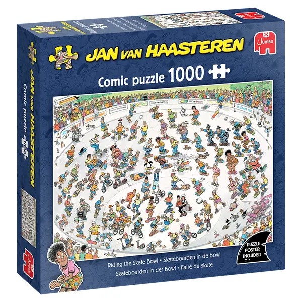 پازل 1000 تکه Jan van Haasteren جامبو طرح پیست اسکیت