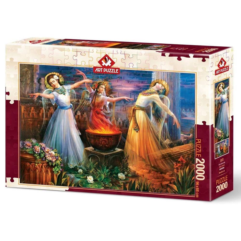 پازل 2000 قطعه Art Puzzle طرح رقص آتش