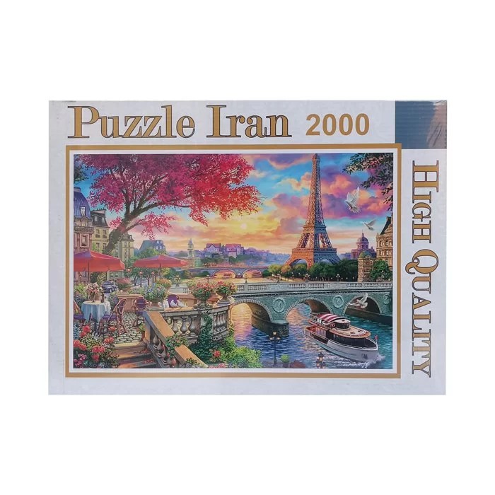 پازل 2000 تکه منظره برج ایفل از رودخانه
