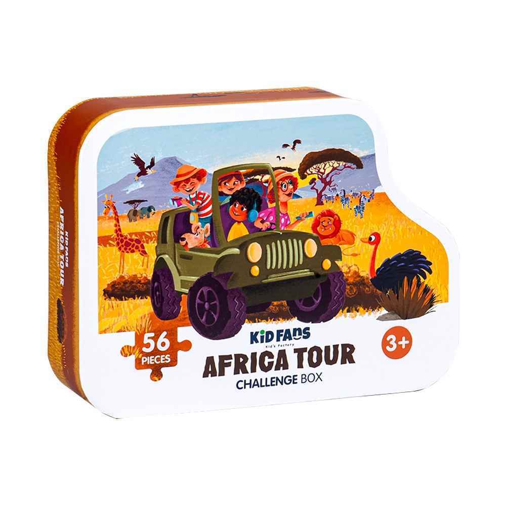 پازل کیدفنز تور آفریقا 56 تکه | Kid Fans Africa Tour | کد KS2438