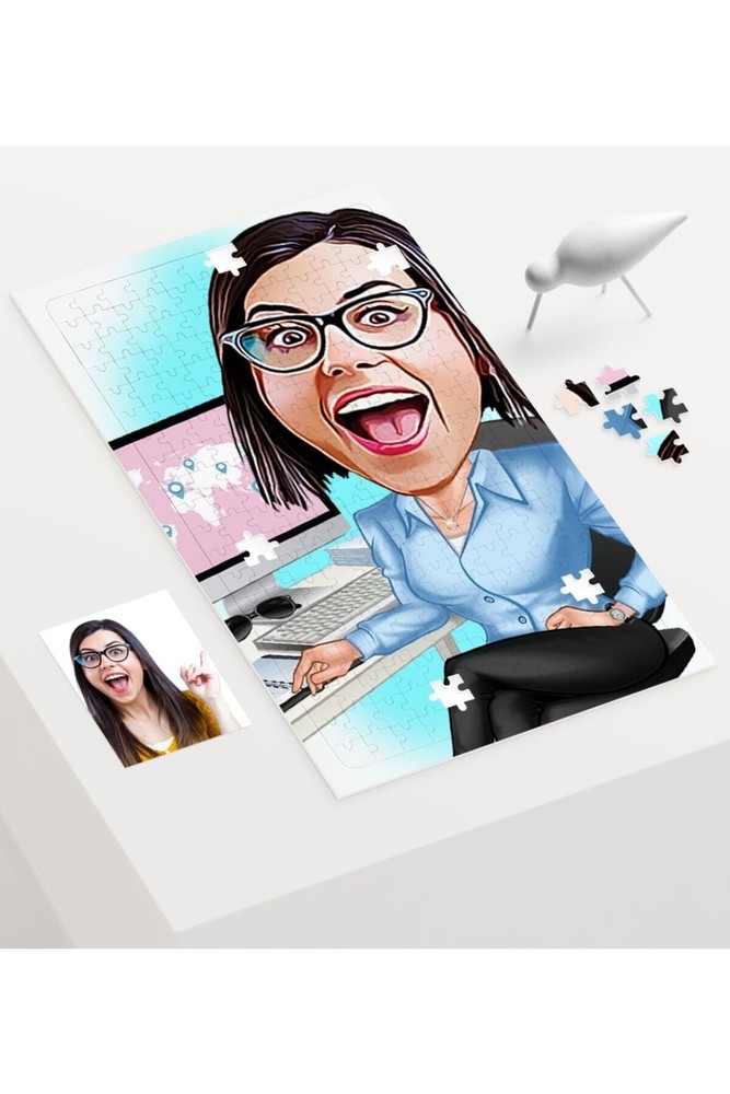 پازل 240 تکه A3 CARTOON GENERAL MANAGER PERSONALIZED 1 Bk Gift