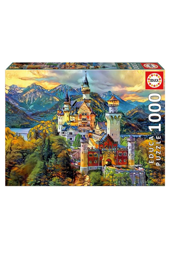 پازل EDUCA PIECE CASTLE PUZZLE NEUSCHWANSTEIN Educa Puzzle