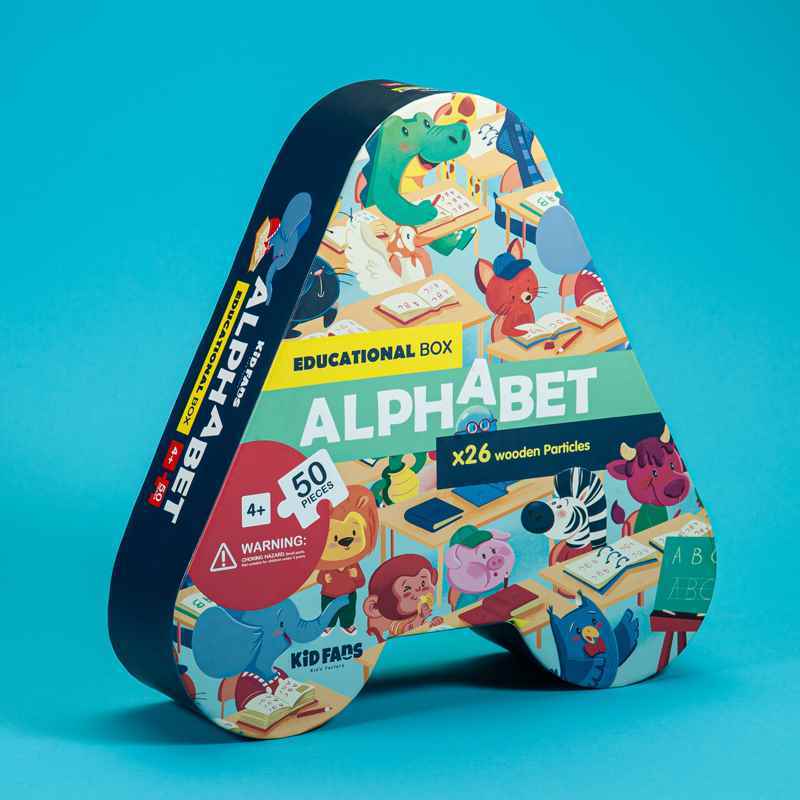 پازل آموزشی کیدفنز مدل الفبای انگلیسی Alphabet کد 2410