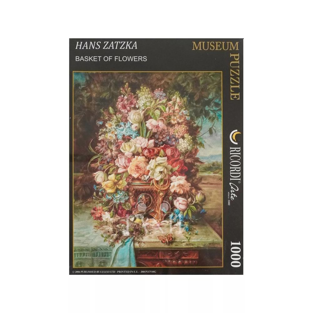 پازل ریکوردی طرح Basket Of Flowers (1000 تکه)