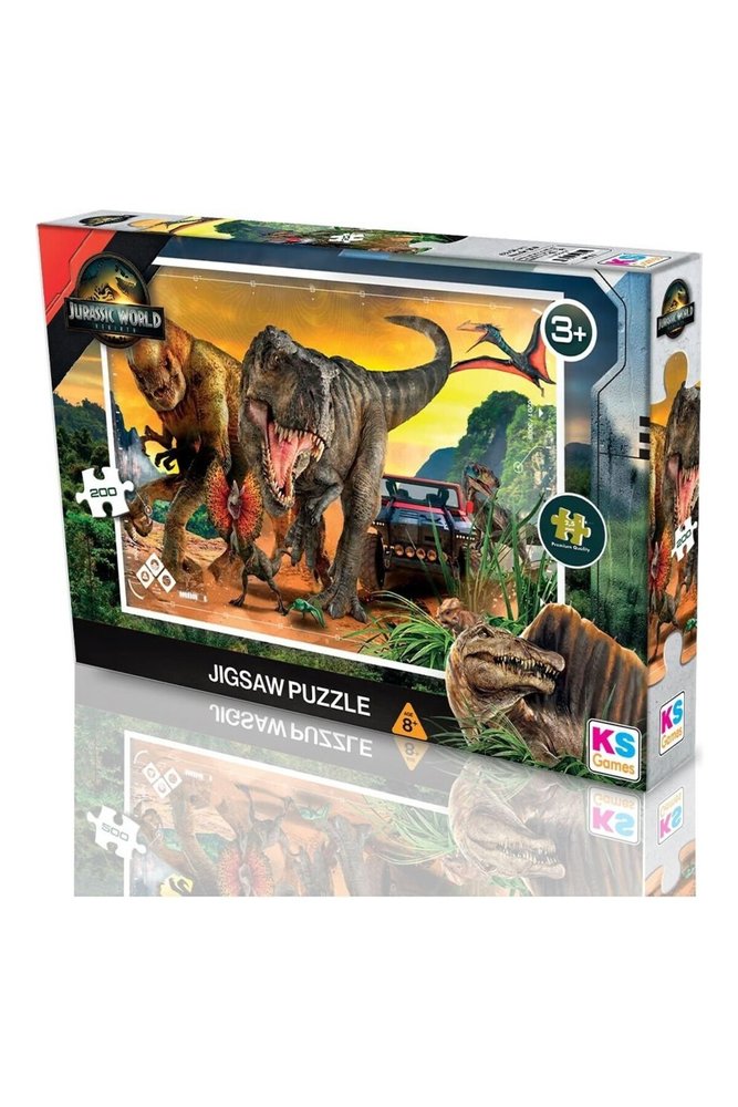 پازل ۲۰۰ تکه Jurassic World Rebirth مدل JW 113، کی‌اس پازل KS Puzzle