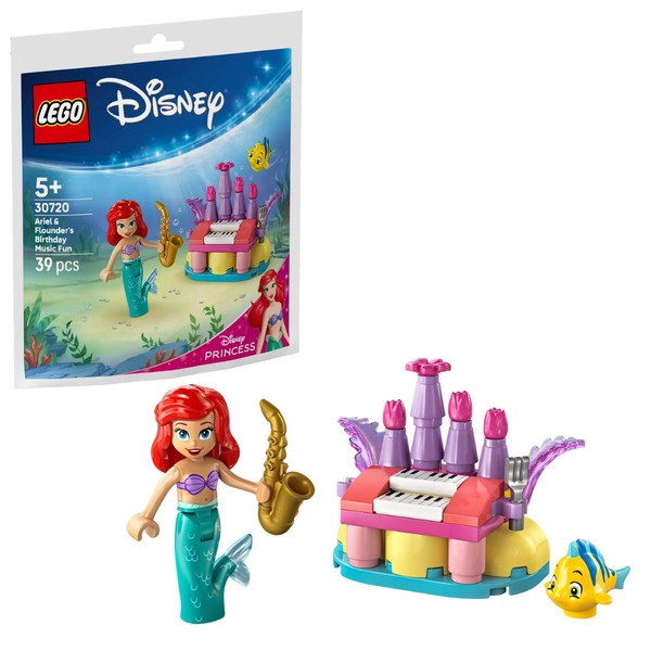 لگو اورجینال دیزنی آریل 39 قطعه کد 30720 LEGO-Polybag: Ariel & Flounder's Birthday Fun