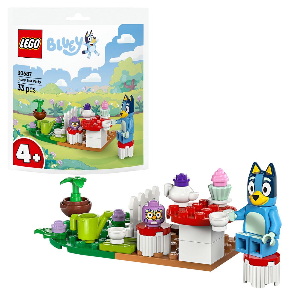 لگو اورجینال مراسم چای 33 قطعه کد 30687 LEGO-Poly Bags Bluey's Tea Party