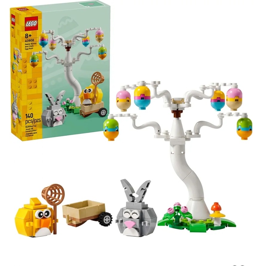 لگو اورجینال ایستر بانی شکار تخم مرغ 140 قطعه کد 40808 LEGO-Easter Bunny and Easter Egg Hunt