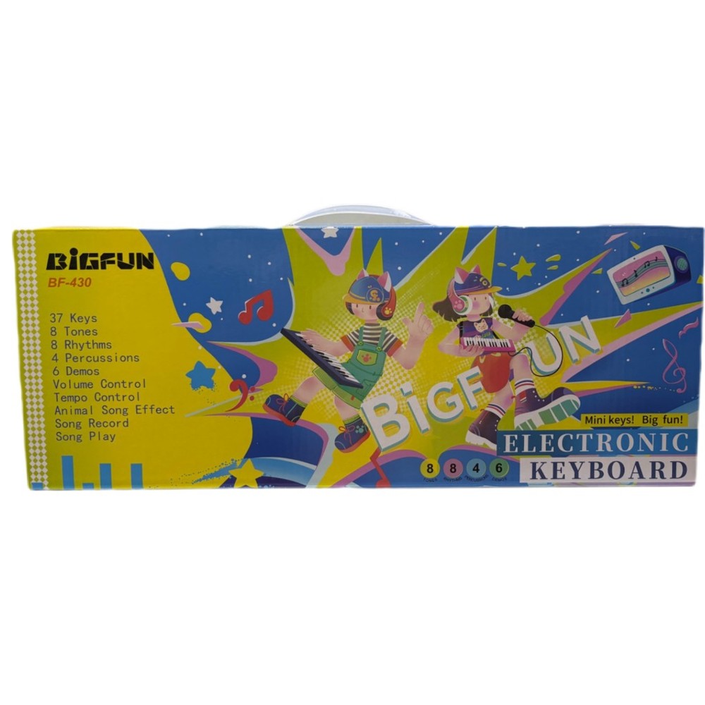 ارگ bigfun 37 کلید با میکروفن و Aux کد BF_430