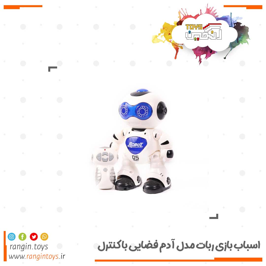 ربات آدم فضایی با کنترل