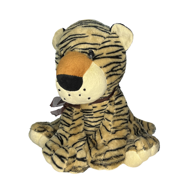 عروسک طرح ببر مدل Sitting Tiger کد SZ13/1076 ارتفاع 30 سانتی‌متر