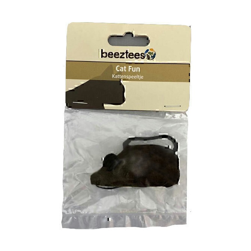 عروسک گربه طرح موش بیزتیز BeezTees Cat Fun