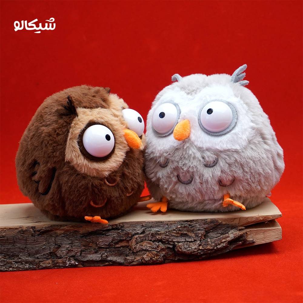 عروسک جغد شاخدار
