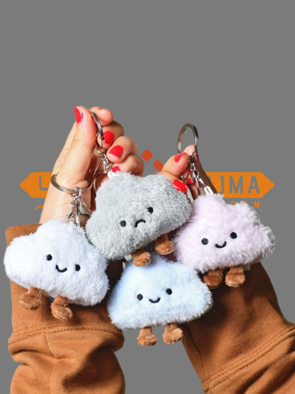 عروسک آویز و سرکلیدی ابر کد 65SCC06