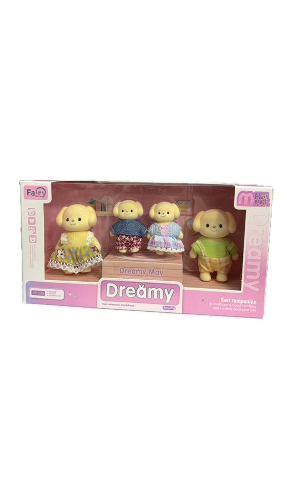 ست عروسک سگ دریمی Dreamy پک 4 عددی