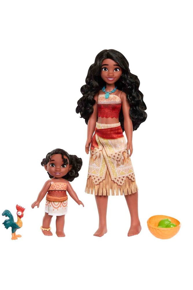 عروسک های مدل دیزنی MOANA 2 & SIMEA PACK JBT41 Mattel