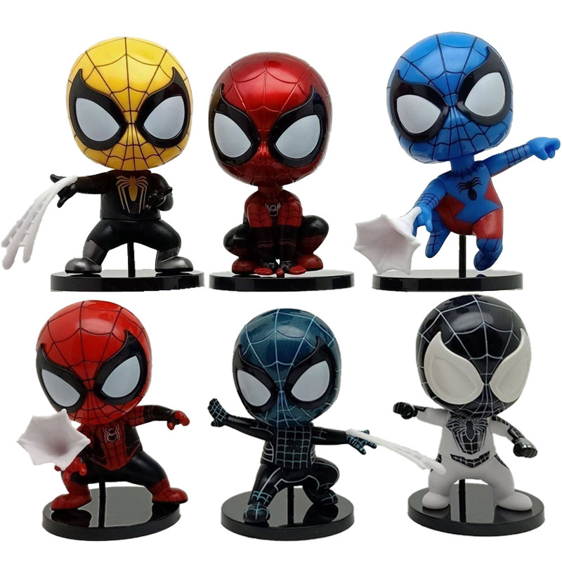 فیگور مدل Spiderman 6 مجموعه 6 عددی