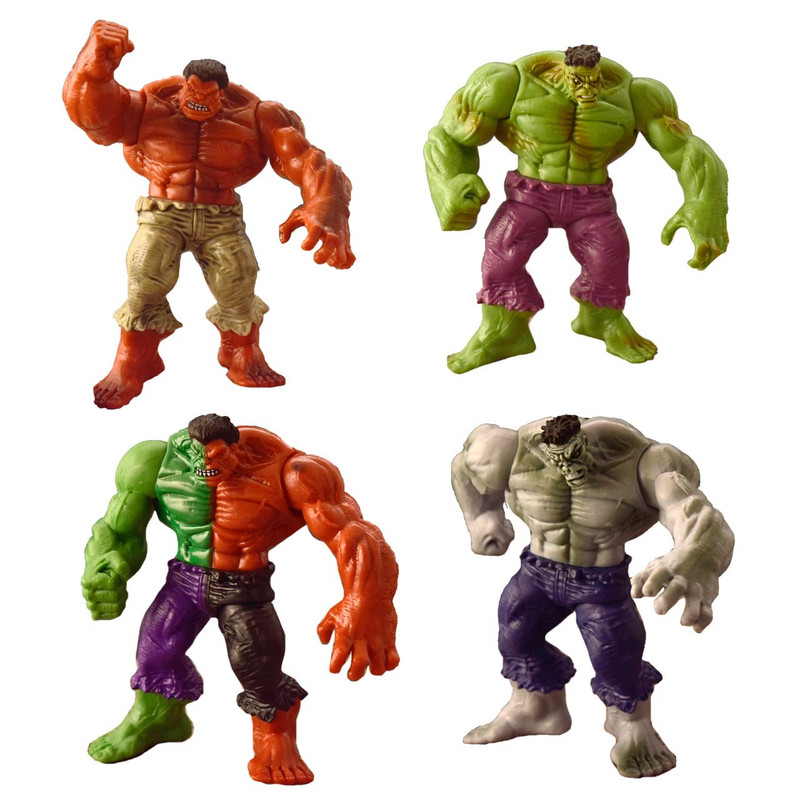 اکشن فیگور سری Avengers Variant مدل Hulk Pack بسته 4 عددی