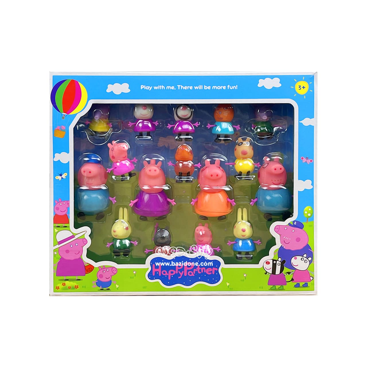 فیگور پپاپیگ Peppa Pig مجموعه 16 عددی