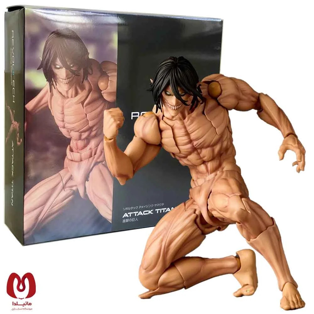 اکشن فیگور ارن یگر اتک ان تایتان Attack on Titan Eren Yeager | Revoltech برند یاماگوچی
