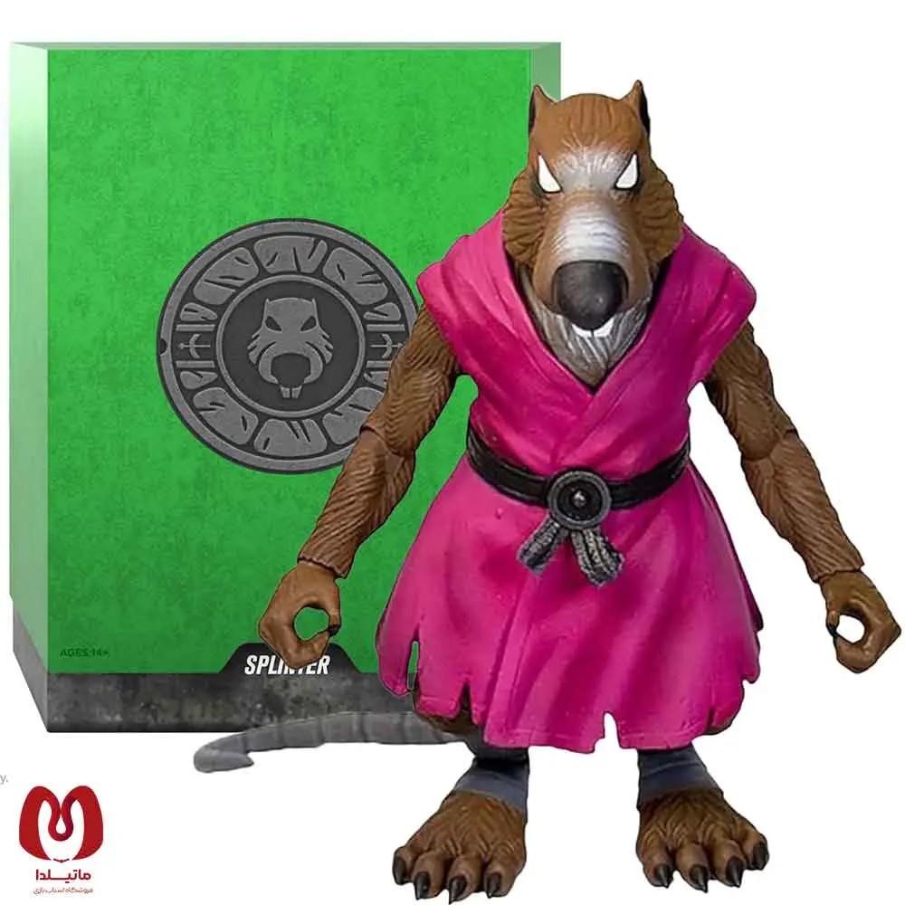 اکشن فیگور لاکپشت های نینجا استاد اسپلینتر TMNT Turtles Ninja Splinter برند Super۷