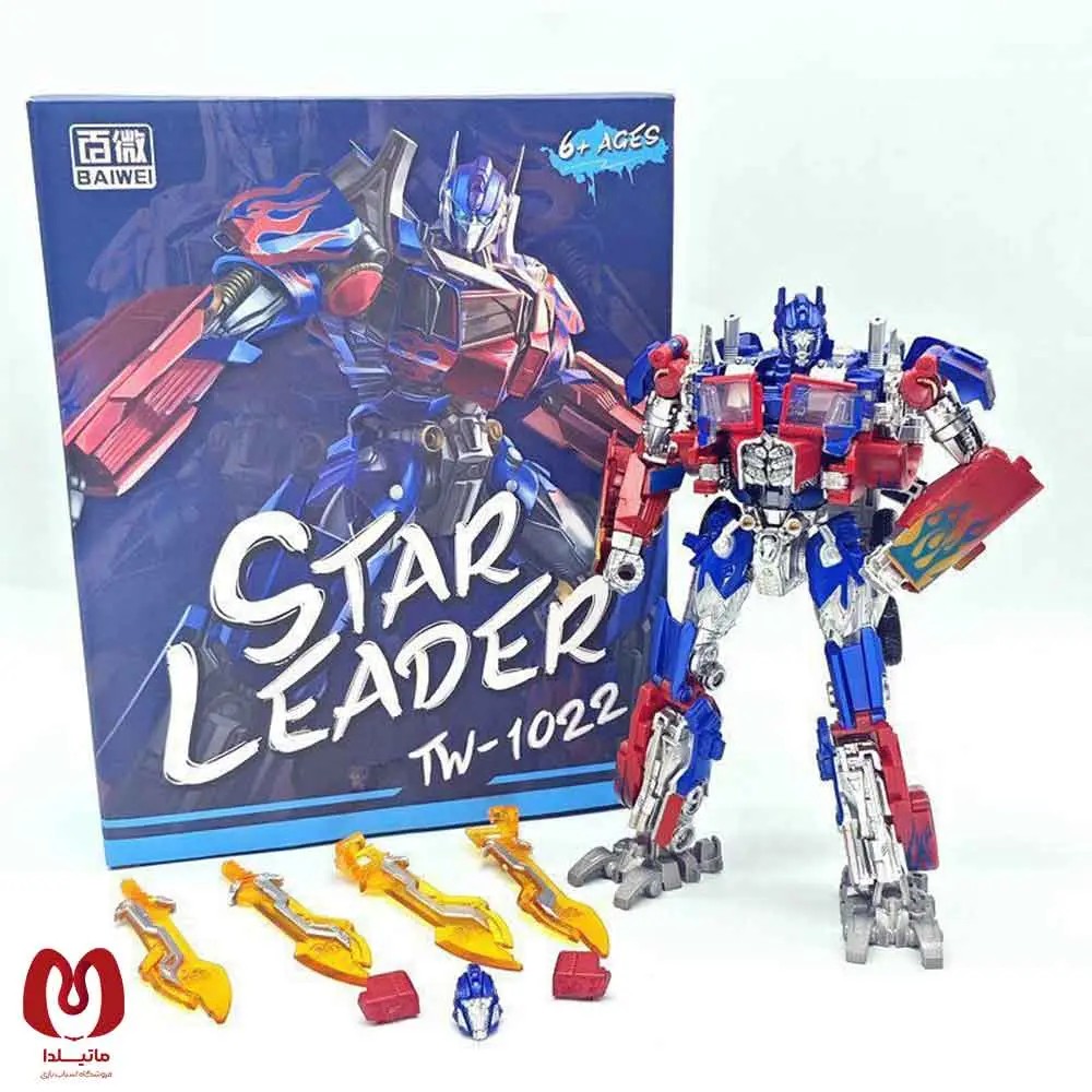 اکشن فیگور ترنسفورمر اپتیموس پرایم Transformer Optimus Prime TW-1022 برند Baiwei