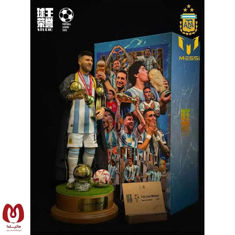اکشن فیگور لیونل مسی آرژانتین جام جهانی 2022 Lionel Messi Argentina مقیاس 1/6