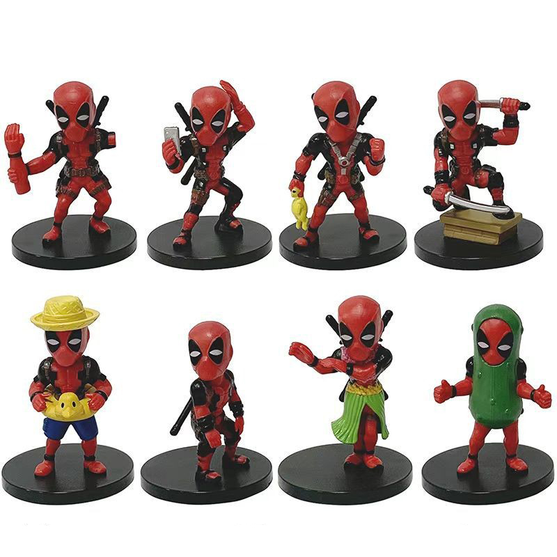 فیگور ددپول Deadpool مجموعه 8 عددی