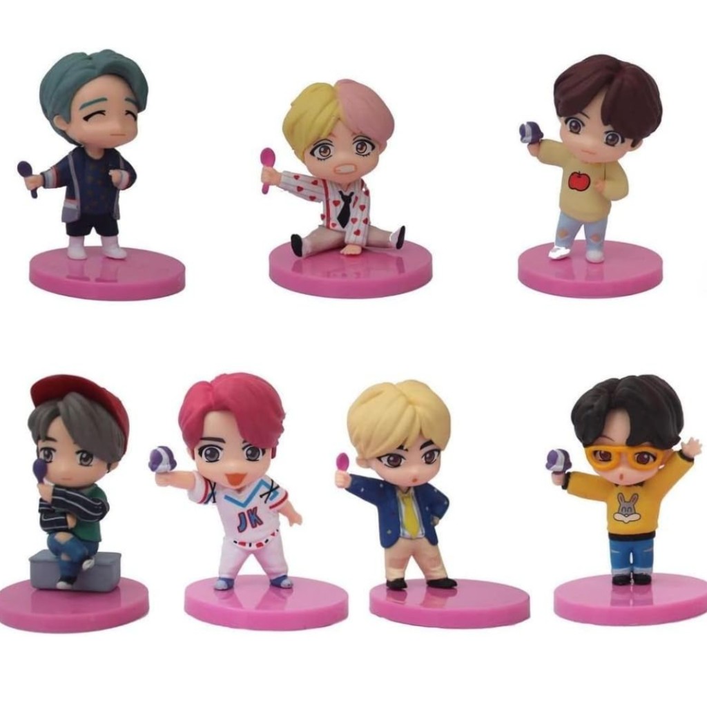 فیگور مدل گروه موزیک بی تی اس طرح BTS مجموعه 7 عددی
