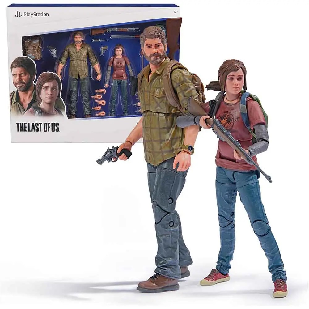 اکشن فیگور لست آف آس The Last of US پک دو عددی Joel and Ellie سری PS5