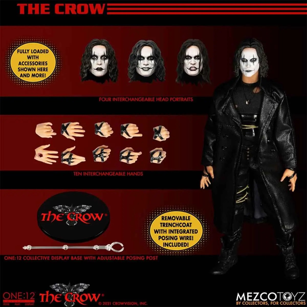 اکشن فیگور فیلم کلاغ THE CROW از برند مزکو