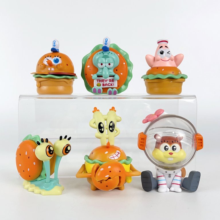 ست فیگور باب اسفنجی – مدل برگر / Spongebob Figure