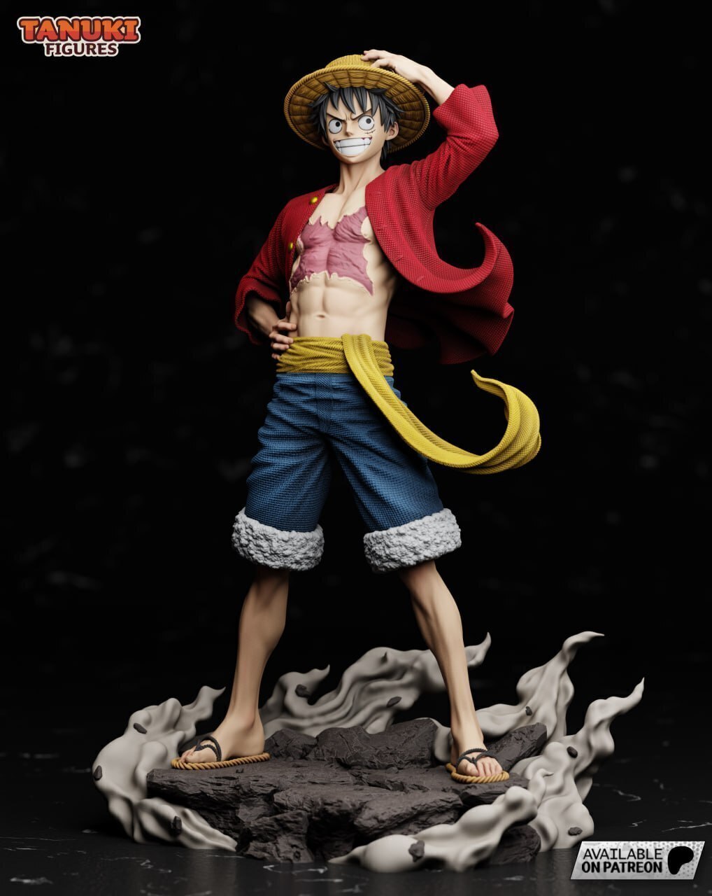 فیگور مانکی دی لوفی luffy طرح 2
