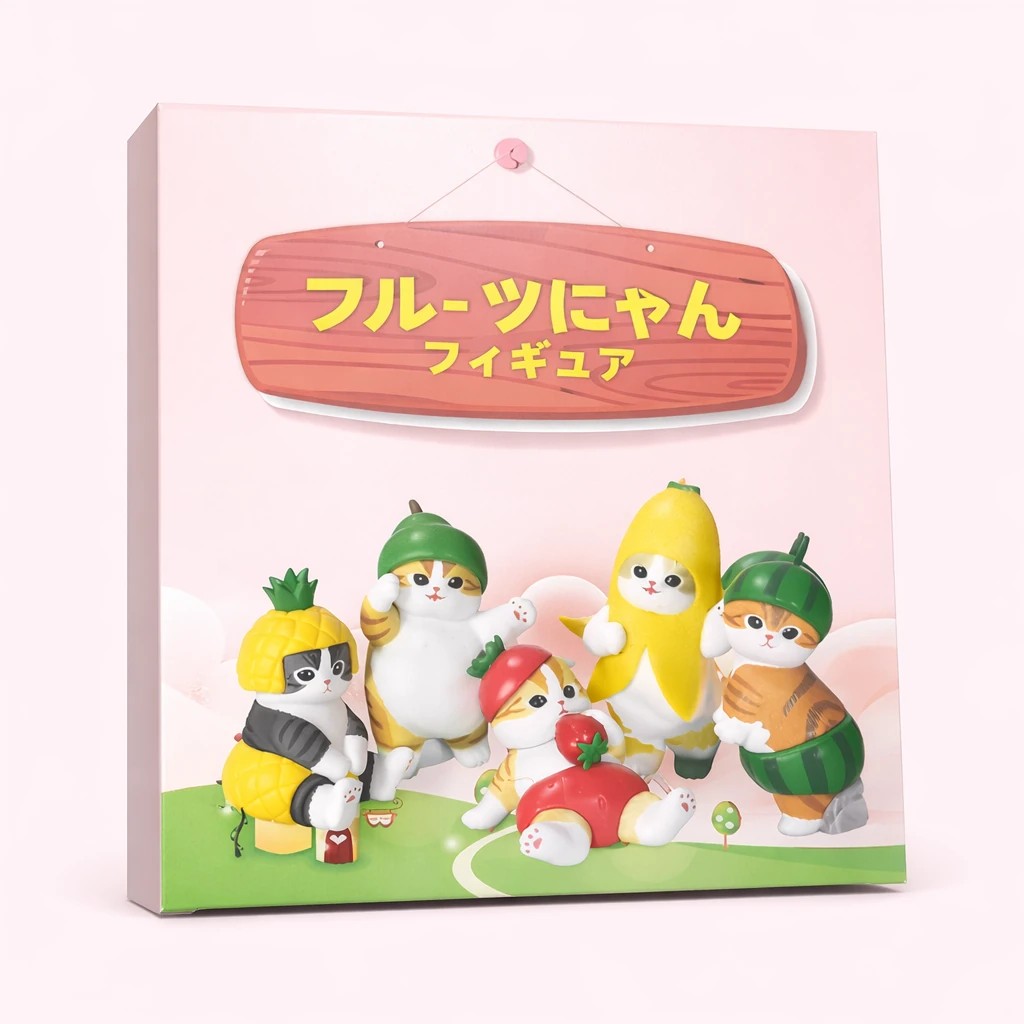 فیگور گربه میوه‌ای بانمک (Fruit Cat Figure)
