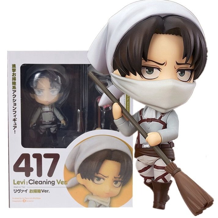 اکشن فیگور نندروید لیوای LEVI ACKERMAN انیمه ATTACK ON TITAN برند NENDROID 417