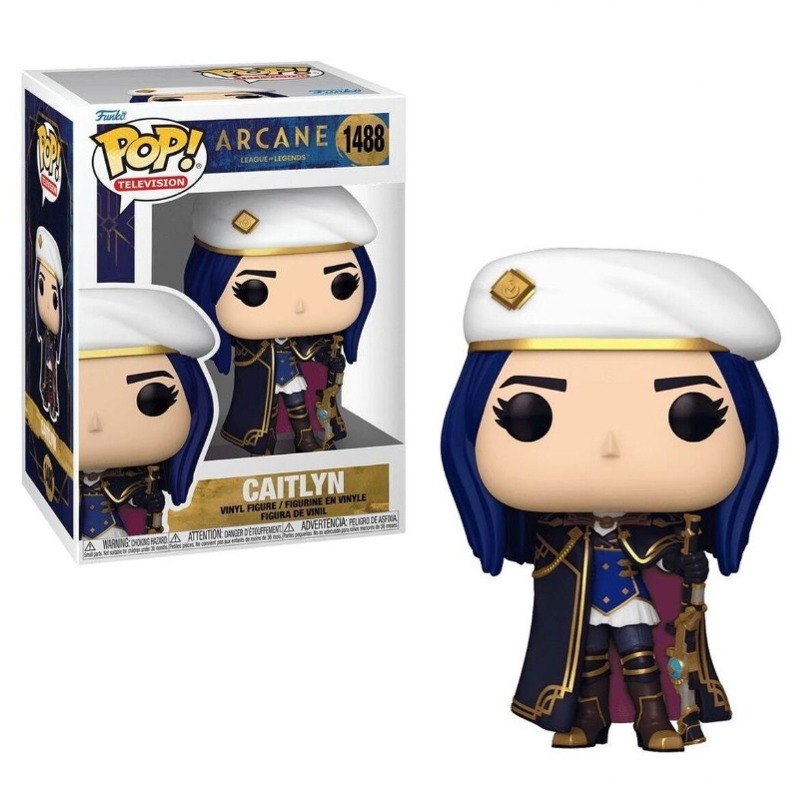 فیگور اورجینال فانکوپاپ کیتلین آرکین Caitlyn arcane Funko pop 1488