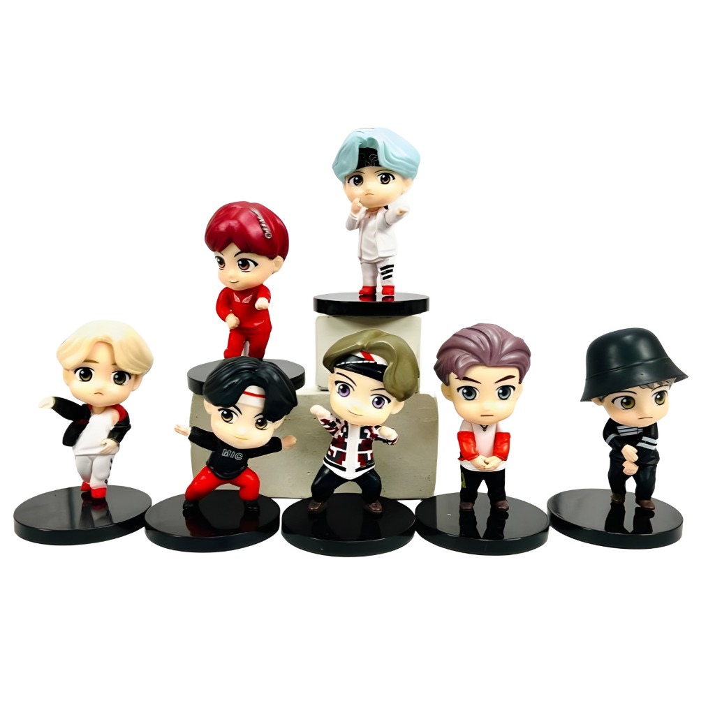 فیگور گروه بی تی اس BTS ارتفاع: 7cm ست 7 عددی کد 2054