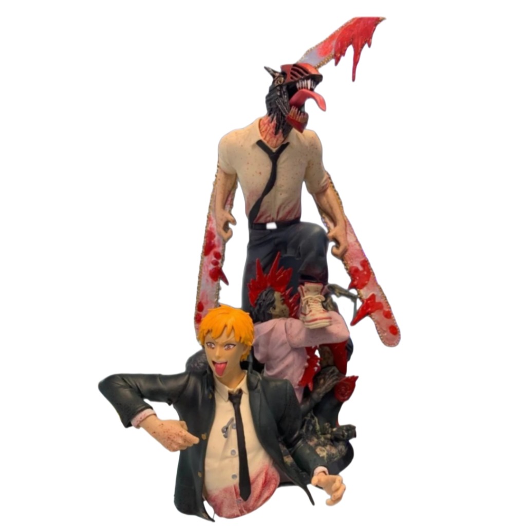 فیگور دنجی مرد اره ای Denji Chainsaw Man کلکسیونی بزرگ کد A24 با دو بدن