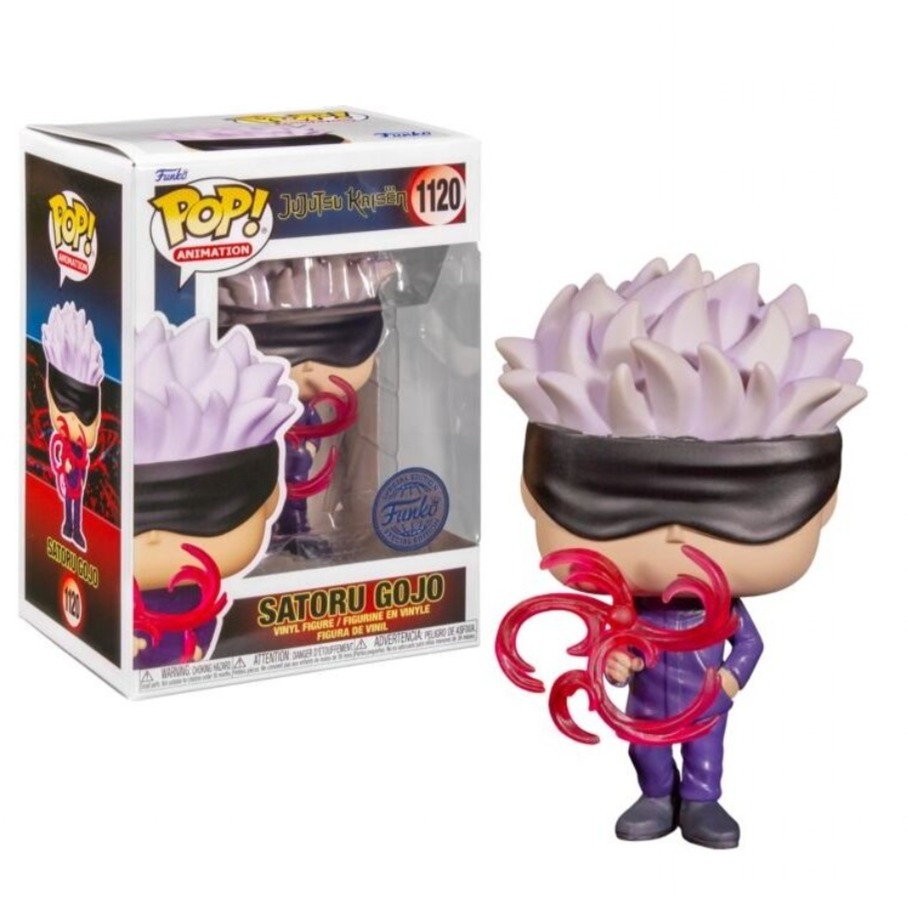 فیگور اورجینال فانکو پاپ ساتورو گوجو انیمه جوجوتسو کایزن کد 1120|Saturo gojo Jujutsu kaisen Funko pop