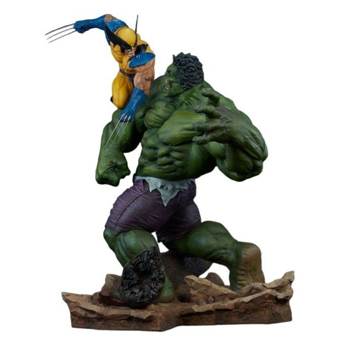 فیگور مدل نبرد هالک و ولوورین طرح Hulk & Wolverine