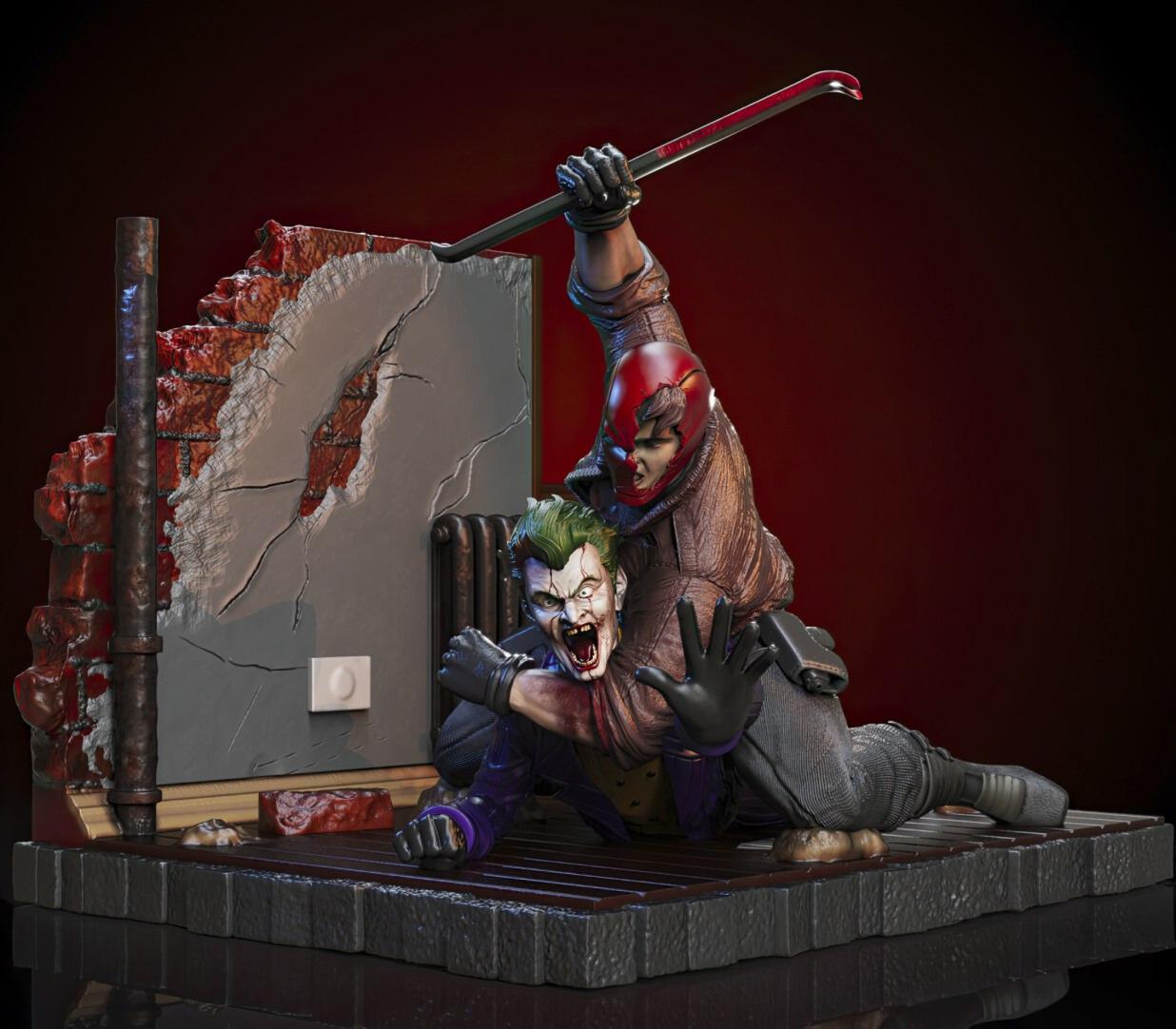 اکشن فیگور Red Hood VS Joker