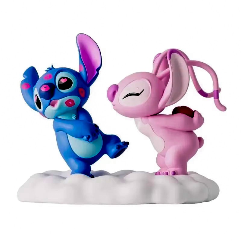 فیگور آنجل Angel سری لیلو و استیچ Lilo & Stitch طرح عاشقانه روی ابر مجموعه 2 عددی