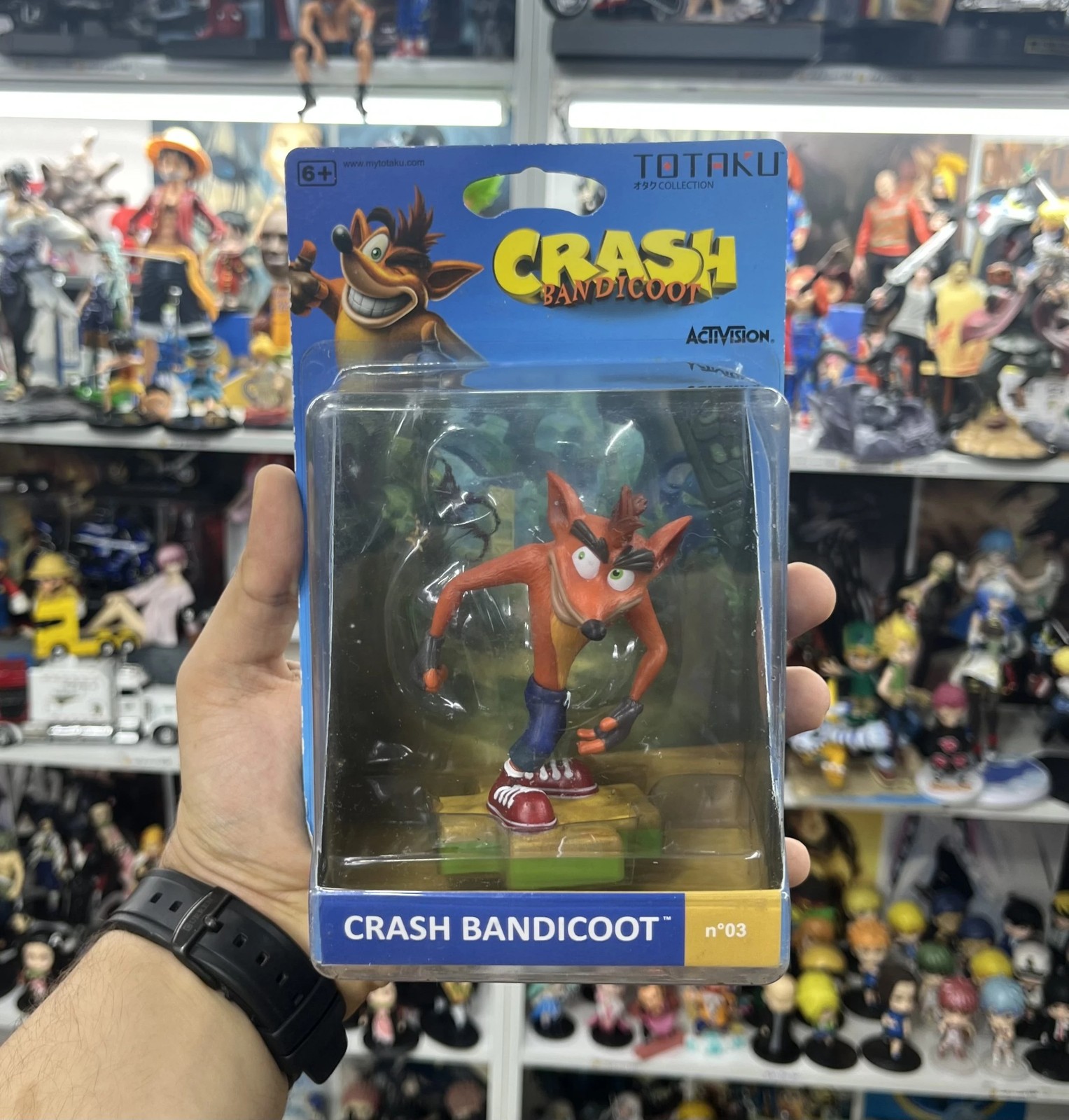 اکشن فیگور کراش باندیکوت اصلی برندtotaku (crash)