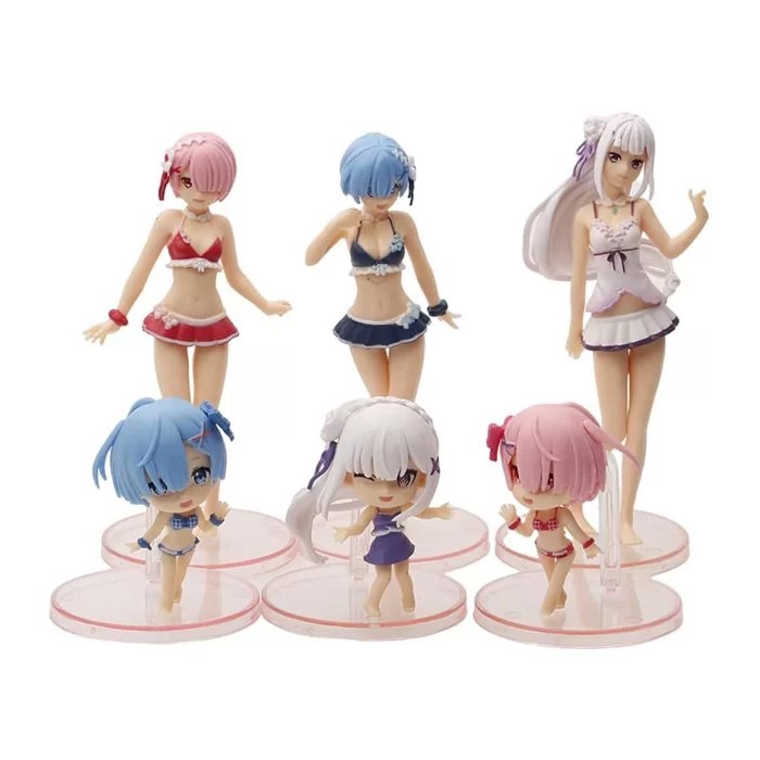 فیگور Re:Zero شش عددی (Ram Rem)